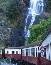 Stoney Creek Gorge Kuranda Railway Queensland