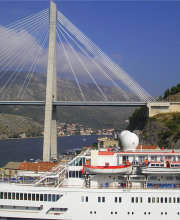 Regatta Ocean Liner in Dubrovnik Passage